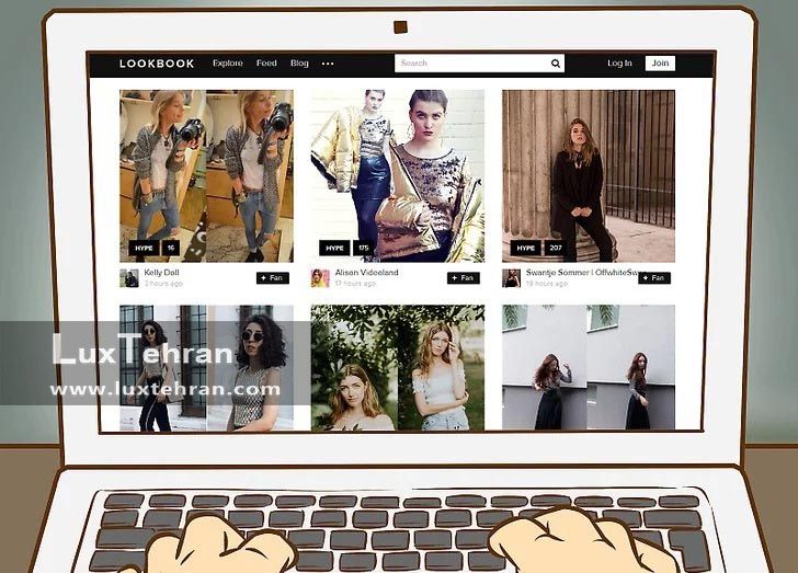 مانکن ها و برندها و مدلینگ ها در اینترنت