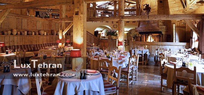 رستوران چوبی هتل های لوکس