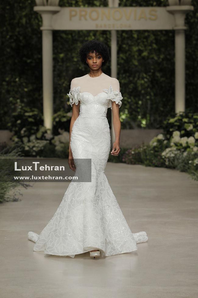 مدل لباس عروس سفید رنگ برند اسپانیایی