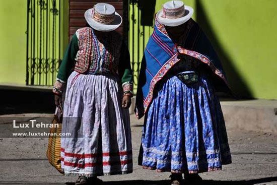 لباس محلی زنان بومی شیوای در دره کواکل کشور پرو