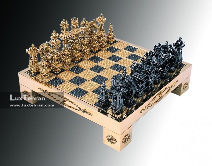 شطرنج الماس نشان سواروسکی کالای لاکچری 