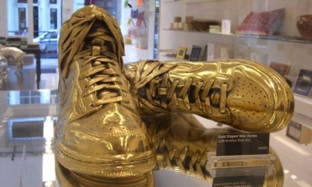 با کفش هایی از جنس طلا راحتی را احساس کنید ! / گران ترین کفش مردانه + قیمت کفش مردانه