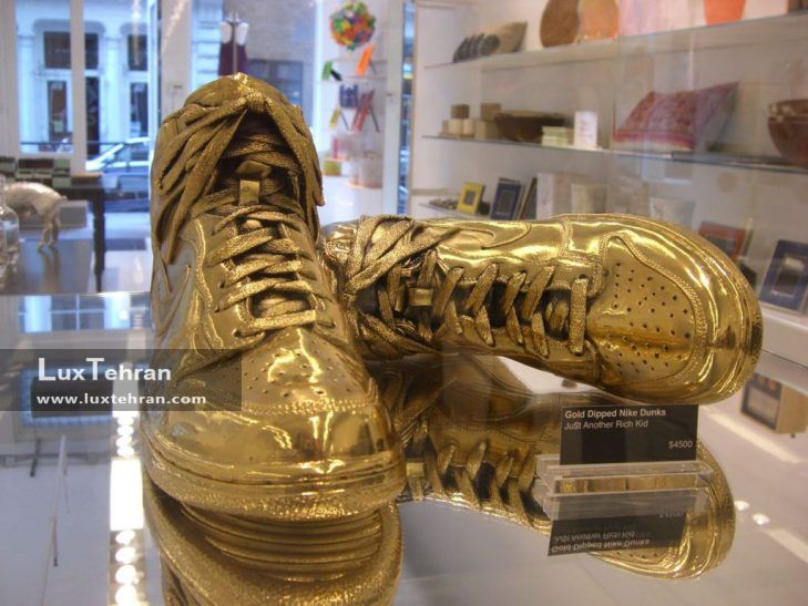 با کفش هایی از جنس طلا راحتی را احساس کنید ! / گران ترین کفش مردانه + قیمت کفش مردانه