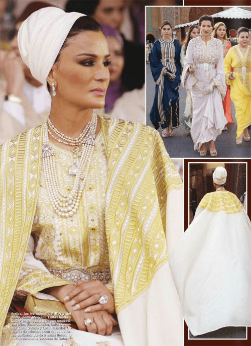 لباس لاکچری شیخه موزه همسر امیر قطر 