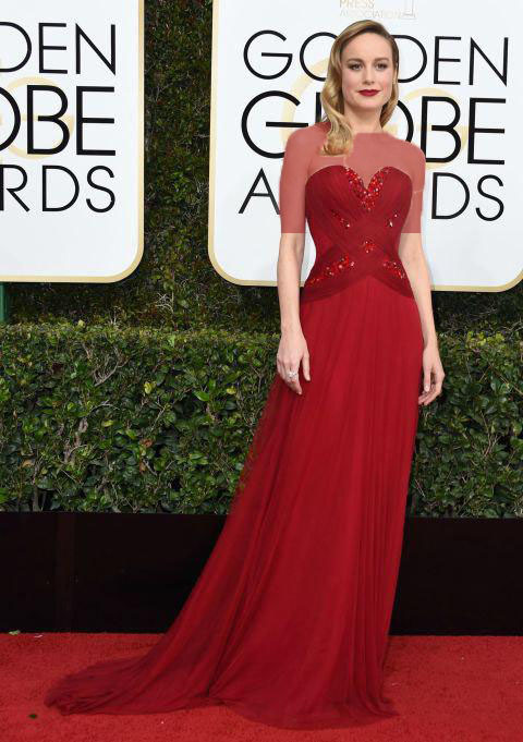 بری لارسون (Brie Larson) در مراسم فرش قرمز 