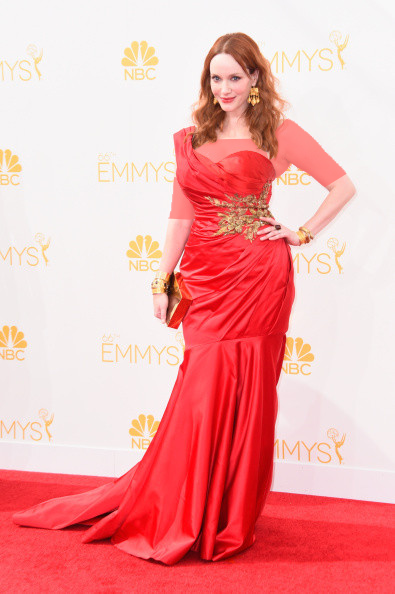 کریستینا هندریکس (Christina Hendricks)، طراح لباس مارچسا، 2014