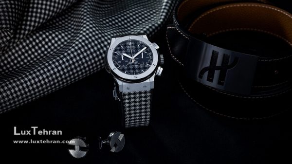 ساعت های هابلوت از صفحه و دستبند پارچه ای