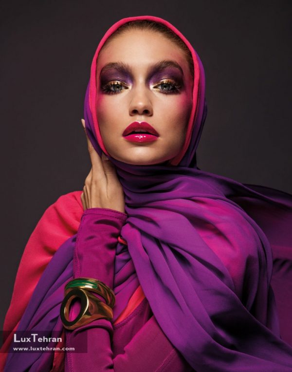 جی جی حدید ؛ اولین چهره جذاب مجله ووگ عربی " Gigi Hadid "