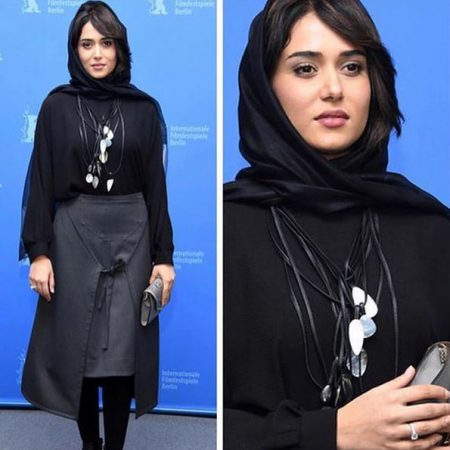 مدل مانتو مشکی بازیگران زن ایرانی