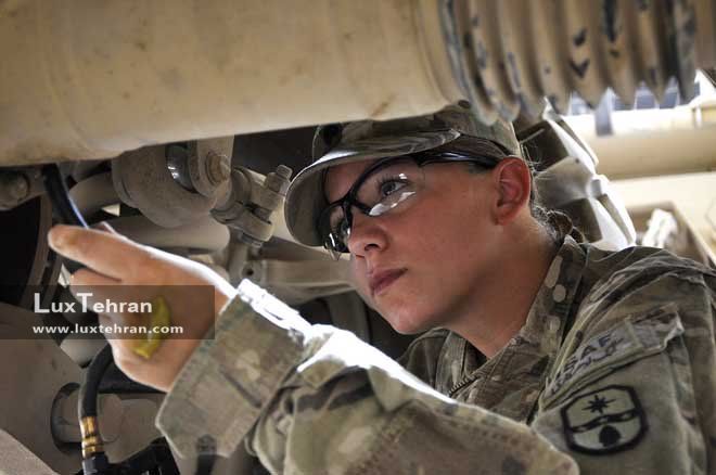 زنان زیبا در خدمت ارتش آمریکا