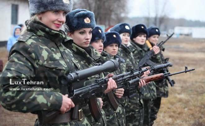 ارتش کشنده اوکراین با لشکری از زنان زیبا