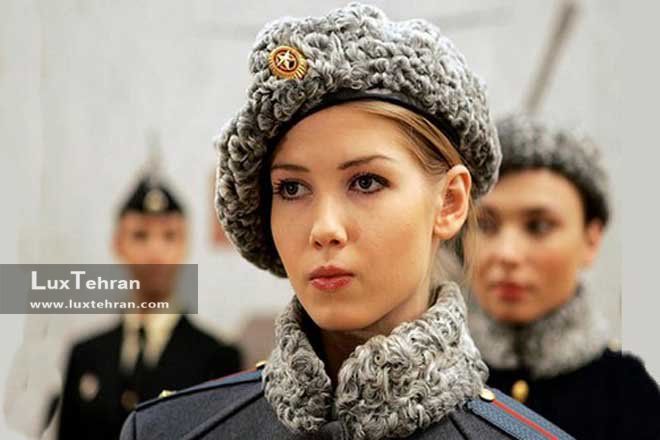 زنان زیبای روس در لباس فرم ارتش روسیه