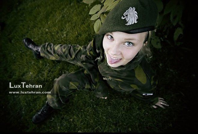 زنان زیبای فنلاندی در یگان های ویژه در ارتش فنلاند