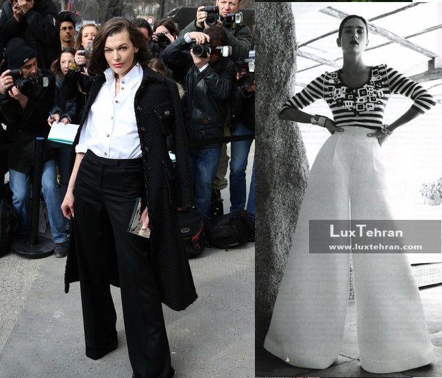  تصویر Milla Jovovich در رونمایی از لباس های مارک شانل 