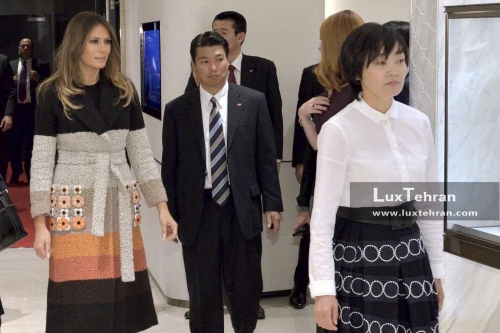 زنان سیاستمدار جهان دیپلماسی فشن ملانیا ترامپ در جریان سفر به ژاپن