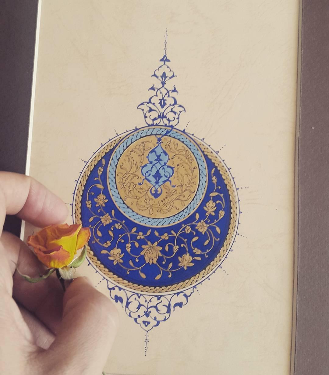 تذهیب در عقدنامه های دست نویس