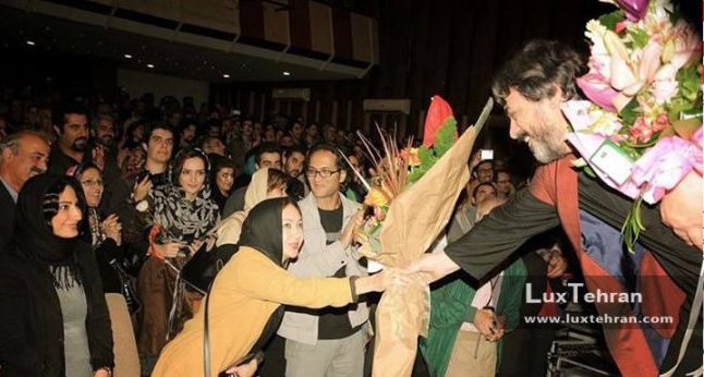 نیکی کریمی در حاشیه کنسرت حسین علیزاده در رشت