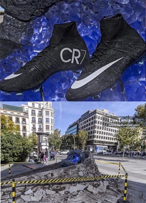 کفش های جدید کریس رونالدو در دل شهاب سنگ 