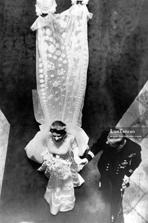 شکوه طراحی و دوخت یک لباس عروس سلطنتی
