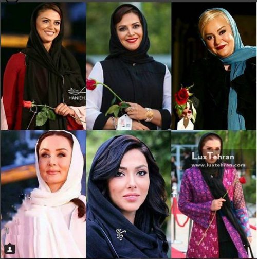 میک آپ بسیاری از هنرپیشه های سینمای ایران