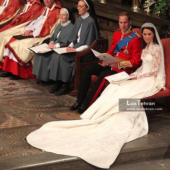 لباس عروسی کیت میدلتون و پرنس ویلیام