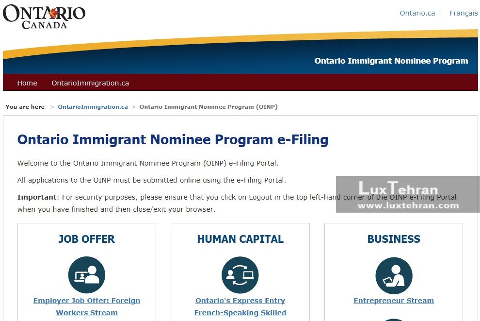 مهاجرت به کانادا از طریق برنامه کارآفرینی مهاجر پذیر انتاریو