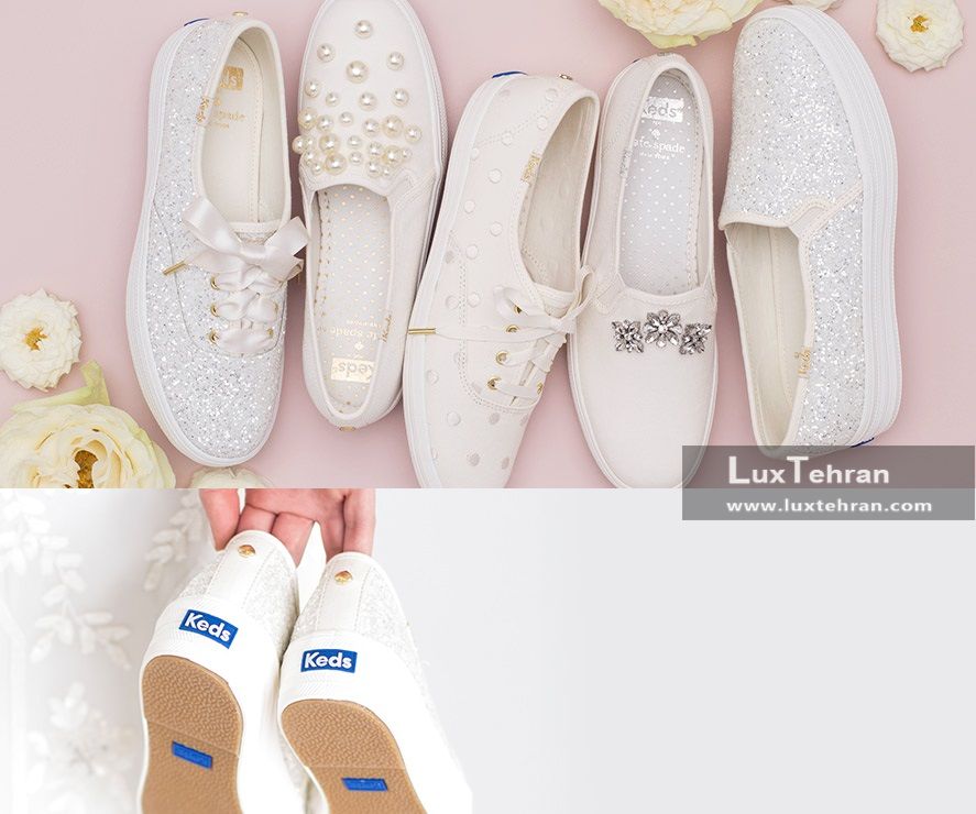 کفش های سفید مخصوص نامزدی و عروسی از برند کدز