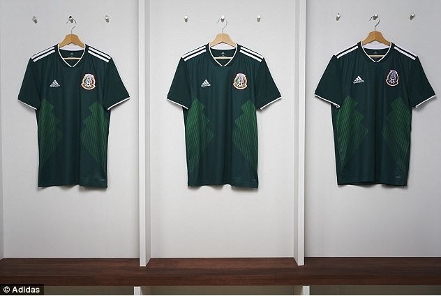 لباس طرح دار تیم ملی مکزیک