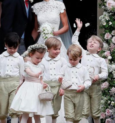 لباس عروسی بچه گانه اعضای خاندان سطلنتی انگلیس