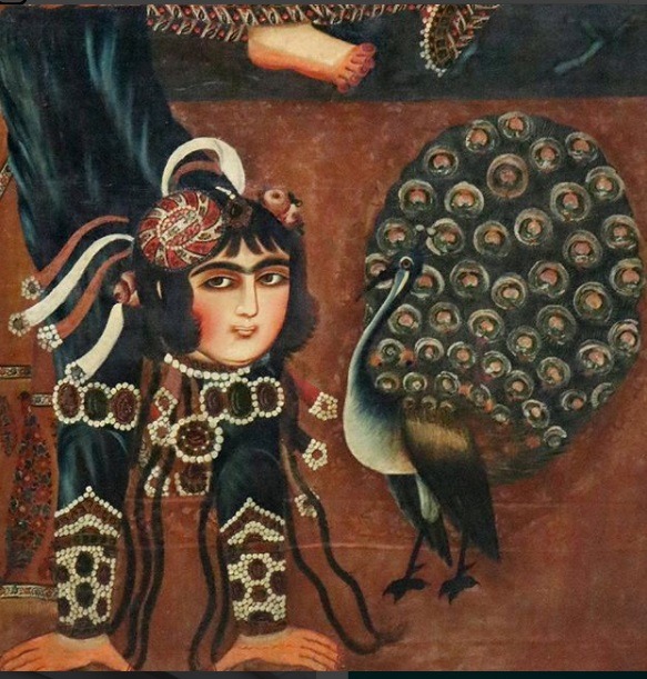 بانوی آکروبات باز قاجاری در موزه لوور