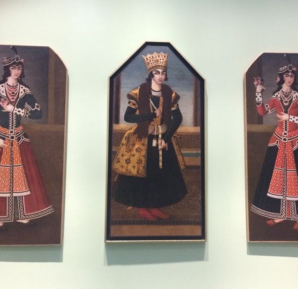 مد ایرانی به روایت قجری در موزه لوور