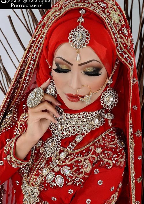  لباس عروس عربی