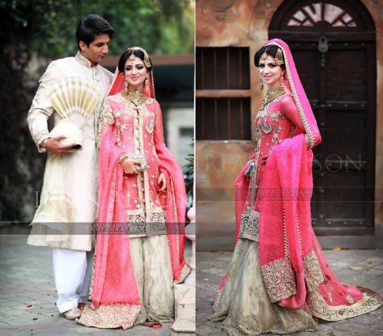 طرح لباس عروس پاکستانی