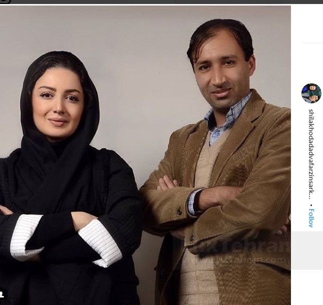  تیپ زمستانی شیلا خداداد را در کنار علی احمدی نیا