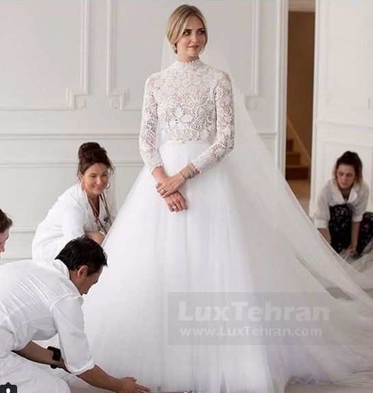 خانه مد دیور اماده سازی  لباس  عروس  کیارا فراگنی ،‌معروف ترین فشن  بلاگر جهان