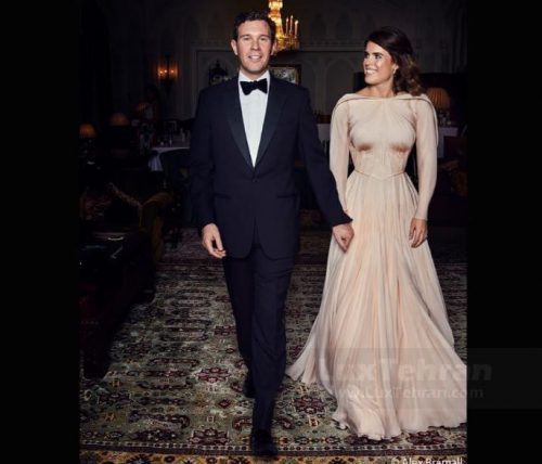 پرنسس اوژنی در مراسم شام خصوصی محصولی از برند ZAC POSEN