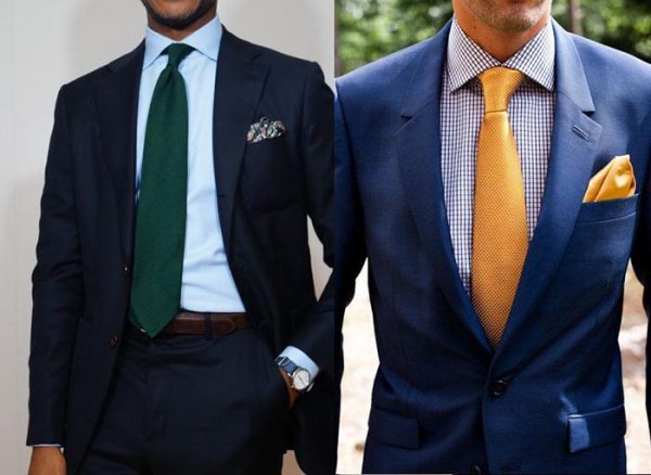 ست پیراهن راه راه با کراوات های متنوع