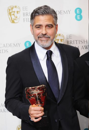جورج کلونی در جشنواره فیلم BAFTA