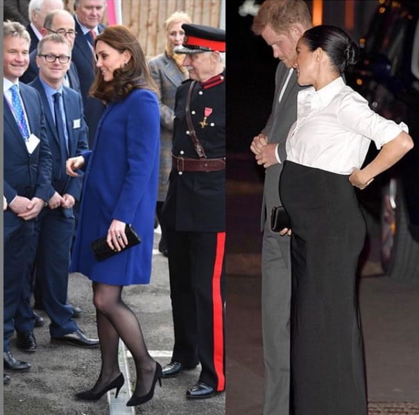 لباس های باردارای مجلسی ۲ عروس خاندان سلطنتی 