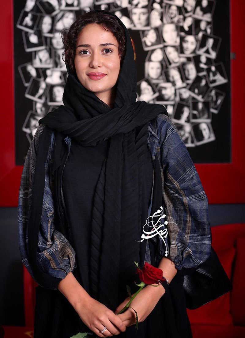 پریناز ایزدیار در مراسم افتتاحیه نمایشگاه عکس پیام ایرانی