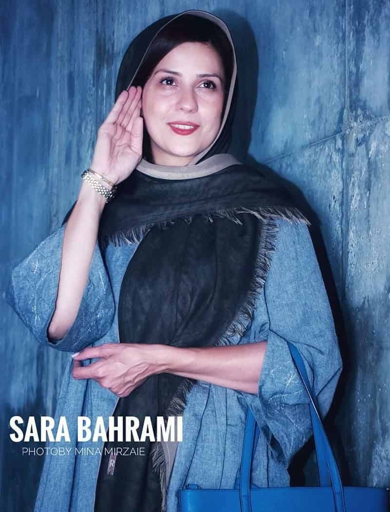 سارا بهرامی در مراسم اکران فیلم دارکوب