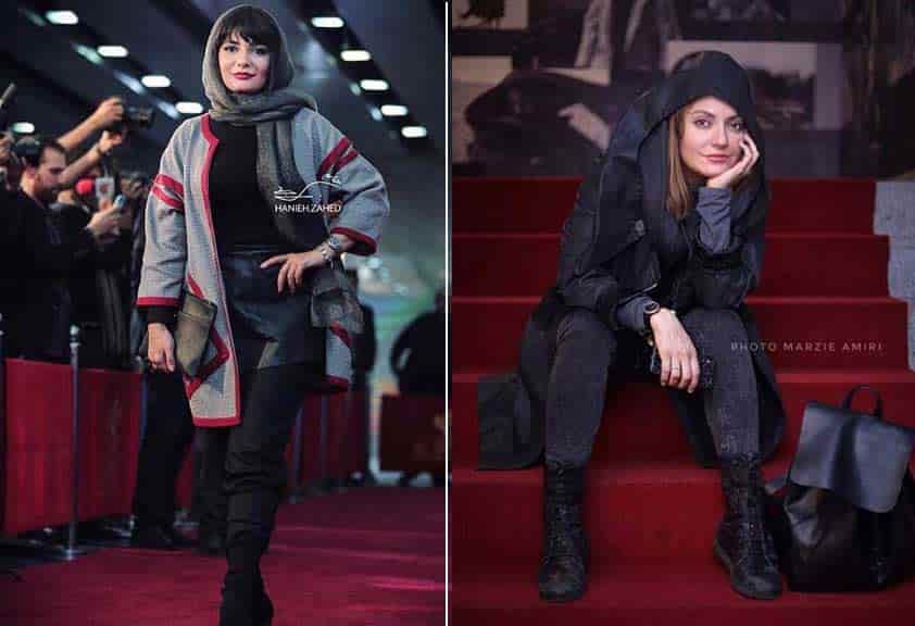 تیپ مهناز افشار و مدل مانتو لیندا کیانی در جشنواره فیلم فجر 