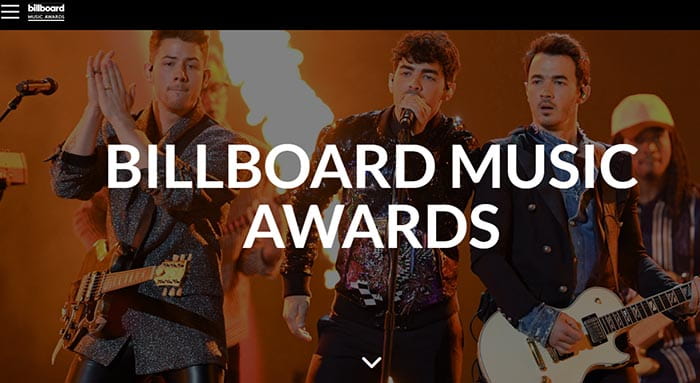 سایت جایزه موسیقی بیلبورد