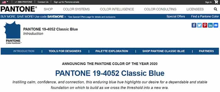 شماره رنگ سال 2020: 1904052-CLASSIC BLUE