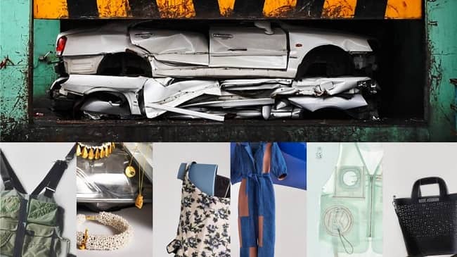 طراحی و تولید لباس و جواهرات از خودروهای اسقاطی هیوندای